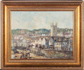 Mid 20th Century Oil - View in St. Ives