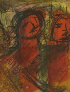	Nan Frankel (1921-2000) - 20th Century Oil, Expressive Portrait