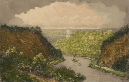 Claude Rowbotham (1864-1949) - Signed Aquatint, Clifton Bridge