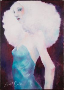Pearl Bates - Contemporary Oil, The Fashion Model