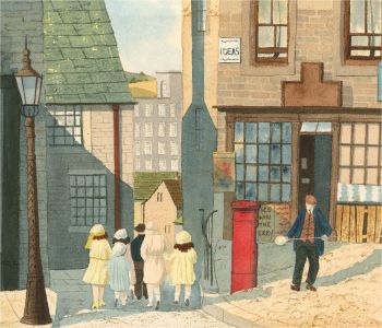Patricia Jones - Mid 20th Century Watercolour, The Post Office, Colne