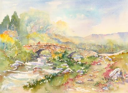 K. Seedhouse - 20th Century Watercolour, Summer in Technicolour