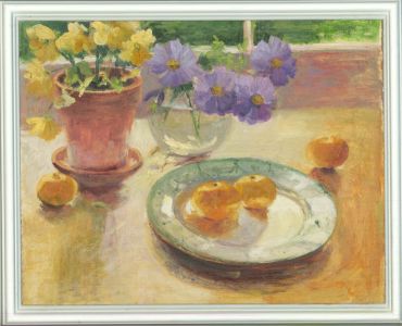 Attrib. Iris Collett (b.1938) - Mid 20th Century Oil, Summer Still Life
