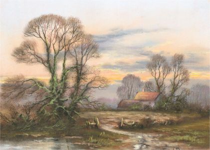 Wendy Reeves (b.1945) - Signed Contemporary Pastel, The Rural Cottage