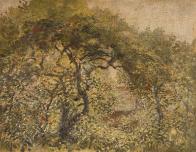 Marjorie Hoare (1884-1953) - Mid 20th Century Oil, Through The Trees