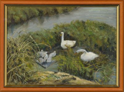 M. Holland - 2007 Oil, Happy Family