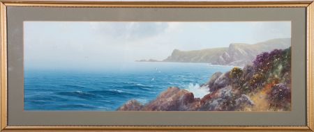 Herbert William Hicks (1880-1944) - Early 20th Century Gouache, Seascape