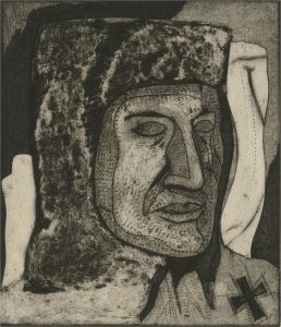 Terry Buchanan (b.1938) - 1996 Collotype, Templar II