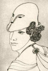 Terry Buchanan (b.1938) - 1997 Etching, Oedipus