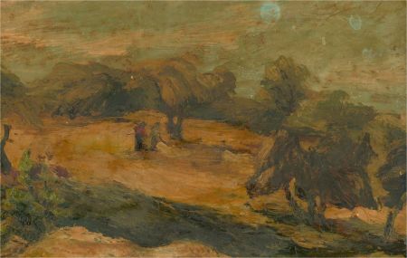 Valkin - For Restoration 20th Century Oil, Impressionist Fields