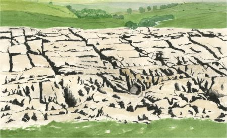 Gordon Metcalfe (b.1935) - 20th Century Watercolour, Limestone Pavement