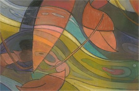 20th Century Pastel - Lobster In The Sea