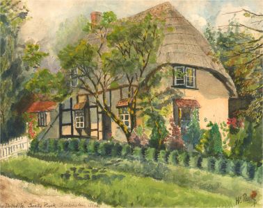H.E. Parry - Signed Early 20th Century Watercolour, The Daffodils on Sandy Pluck