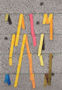 Terry Buchanan (b.1938) - 2003 Pen and Ink Drawing, Letters from The War Zone