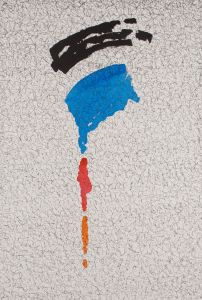 Terry Buchanan (b.1938) - 2003 Pen and Ink Drawing, The Flag