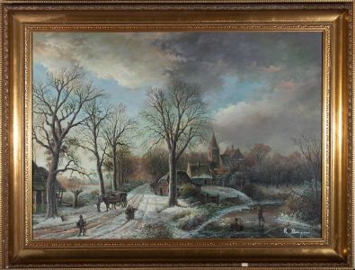 R. Burger - 20th Century Oil, A Winter's Day