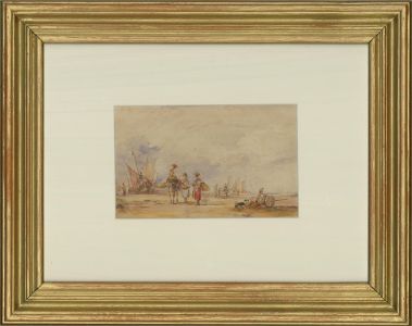 Late 19th Century Watercolour - To The Fish Market