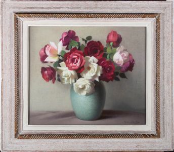 Rupert Duflos (b.1898) - Early 20th Century Pastel, Roses