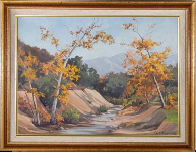 O. Chivers - 20th Century Oil, Autumnal Path