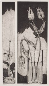 Terry Buchanan (b.1938) - 1998 Collotype, The Falling II