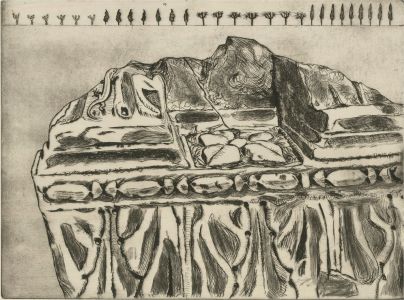 Terry Buchanan (b.1938) - 1997 Drypoint, Arles II