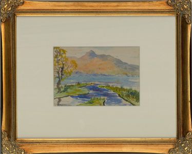 Violet M. Kay RSW (1914-1971) - Signed Mid 20th Century Watercolour, The Lake