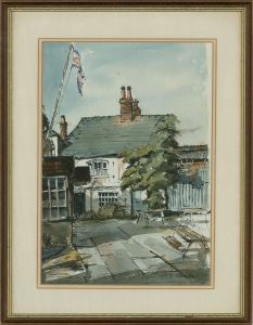 W.F. Jacobs - Signed Mid 20th Century Watercolour, The Shipp Inn, Lymington