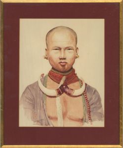 Thet Win - 20th Century Watercolour, Burmese Boy