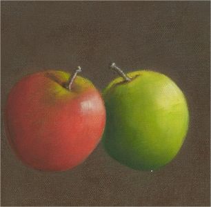 Patricia Newman - Signed Mid 20th Century Oil, Study of Apples