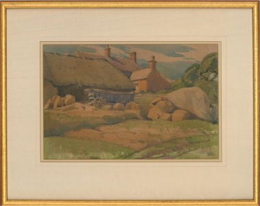Clarence V. Mackenzie (1889-1949) - Framed Watercolour, The Hay Wagon