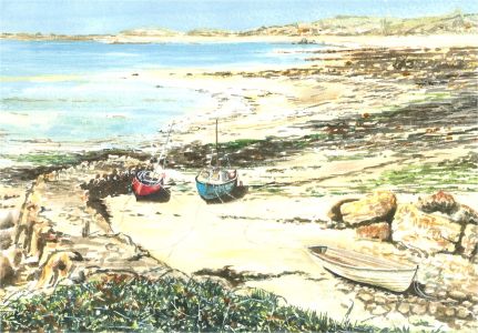 M. Swindlehurst - 2001 Watercolour, St. Martins
