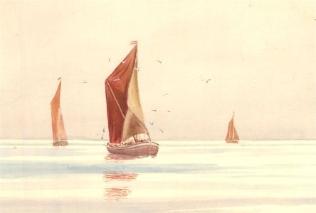 John Spencer - Signed Mid 20th Century Watercolour, Boats on the Water