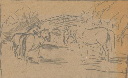 John Murray Thompson (1885-1974) - Graphite Drawing, Preliminary Sketches