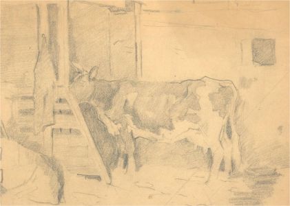 John Murray Thompson (1885-1974) - 20th Century Graphite Drawing, Animal Studies