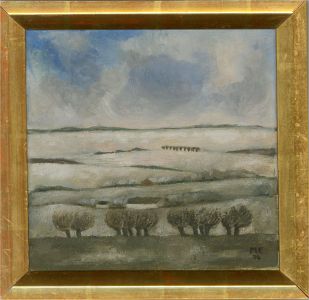 Maud Ewerston - Swedish School Contemporary Oil, Winter On The Hills