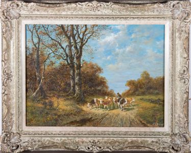M. Wright - 20th Century Oil, Moving Cattle