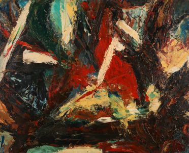 V. Gleave - 20th Century Oil, Expressive Abstract