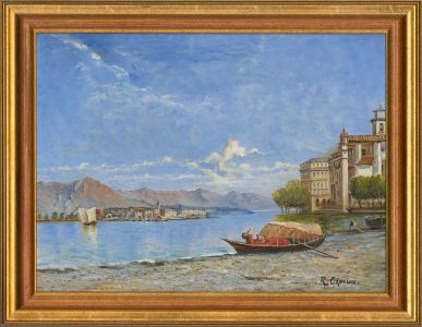 R. Ciprini - Signed Contemporary Oil, Italian Mountains