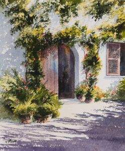Thomas Moore - 20th Century Watercolour, Shaded House