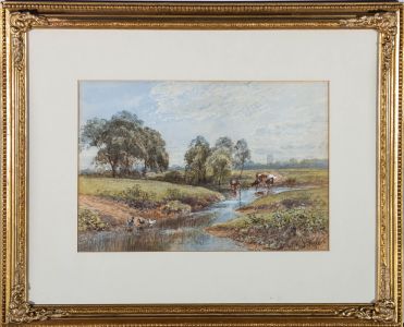 John Syer Jr. (1846-1913) - Signed 20th Century Watercolour, Livestock Grazing