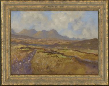 D. Galbary - 20th Century Oil, Blue Sky Over The Highlands