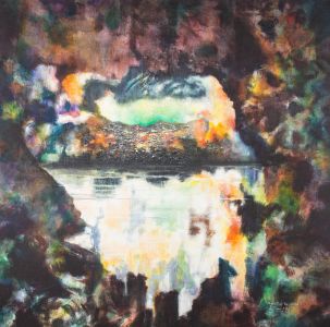 Al Cazu - 2007 Acrylic, Secret Of The Island
