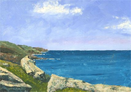 Chamberlain - 1985 Oil, Clodgy Point, St. Ives