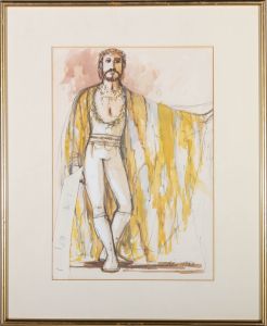 Tim Goodchild - 1980 Watercolour, Oberon