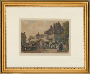 J.W Milliken (1887-1930) - Signed Early 20th Century Watercolour, The Market