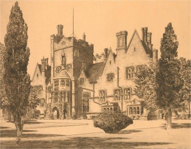 Early 20th Century Etching - Manor House