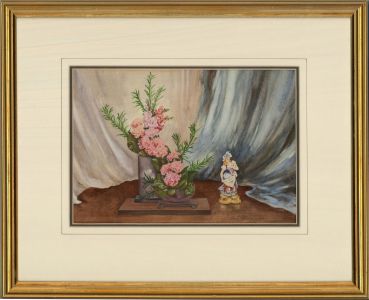 Victor H. Seamark Burroughs (1900-1979) - Watercolour, Still Life with Ornament