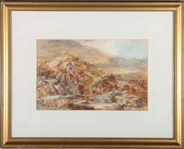 Manner of David Cox JR ARWS (1809-1885) - Late 19C Watercolour, In the Mountains