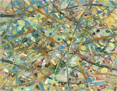 James Carlisle (1937-2019) - Contemporary Gouache, Abstract Explosion
