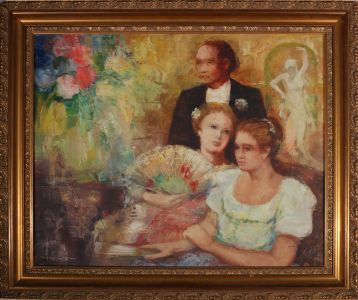 Mid 20th Century Oil - At The Party